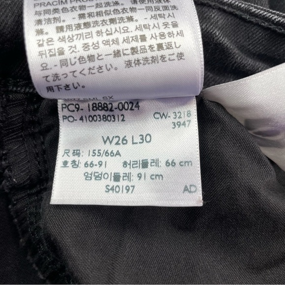 Levi's Jeans Womens 26 High Rise Skinny Style 721 Black Denim Casual Basic Core - Picture 3 of 5